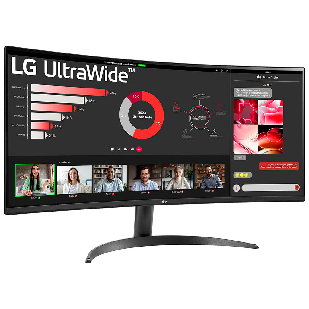 Монітор LG 34WR50QK-B - зображення 2