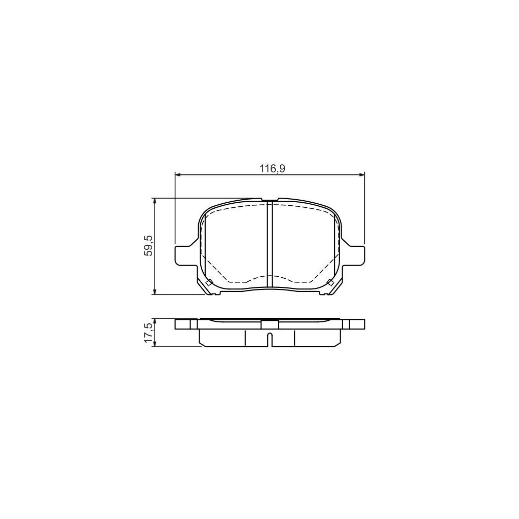Гальмівні колодки Bosch 0 986 424 639 - зображення 5