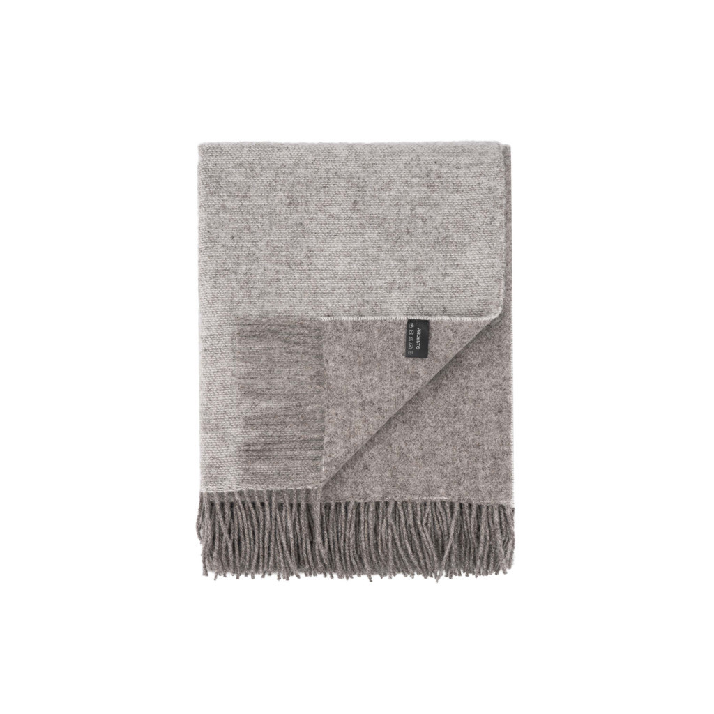 Плед Ardesto Leonardo Doubleface 100% вовна 140x200 см тауп-білий (ART0407LD) - зображення 3