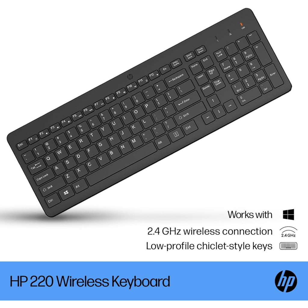 Клавіатура HP 220 Wireless UA Black (805T2AA) - зображення 3