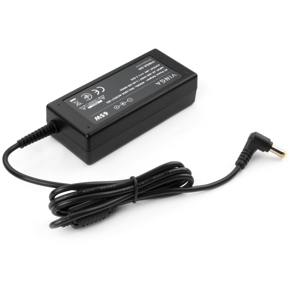 Блок живлення до ноутбуку Vinga ACER 65W 19V 3.42A 5.5*1.7 (VPA-1934-AC5517-101) - зображення 4