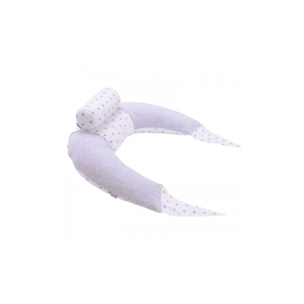 Подушка Верес для годування Comfort Lux Velour stars grey 200х75 (302.04.2) - зображення 3