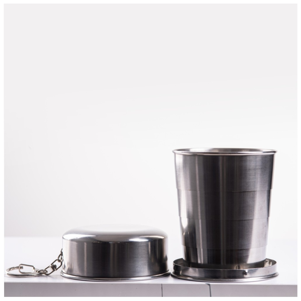 Стакан туристичний Line Art Nebraska 240 мл сріблястий (110053421LA-77) - зображення 3