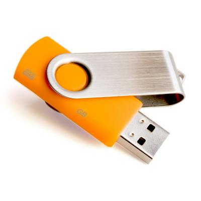 USB флеш накопичувач Goodram 8GB Twister Orange USB 2.0 (PD8GH2GRTSBO) - зображення 1