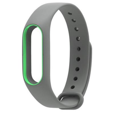 Ремінець до фітнес браслета Xiaomi Mi Band 2 Gray/Green (Р28605) - зображення 1