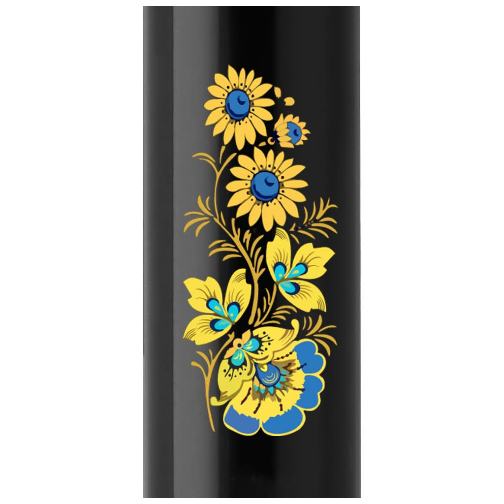 Ручка кулькова Parker IM 17 UKRAINE Black GT BP Квіти (22032_T1050u) - зображення 2