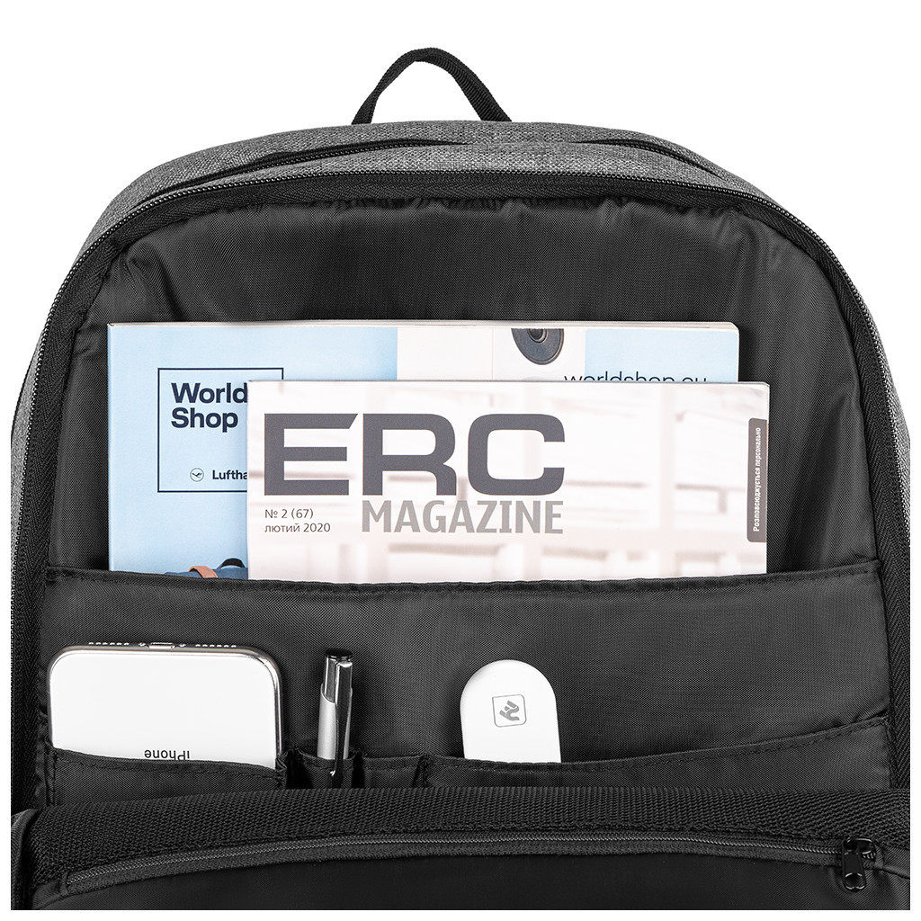 Рюкзак для ноутбука 2E 16" BPN8516 Strict Gray (2E-BPN8516GR) - зображення 11