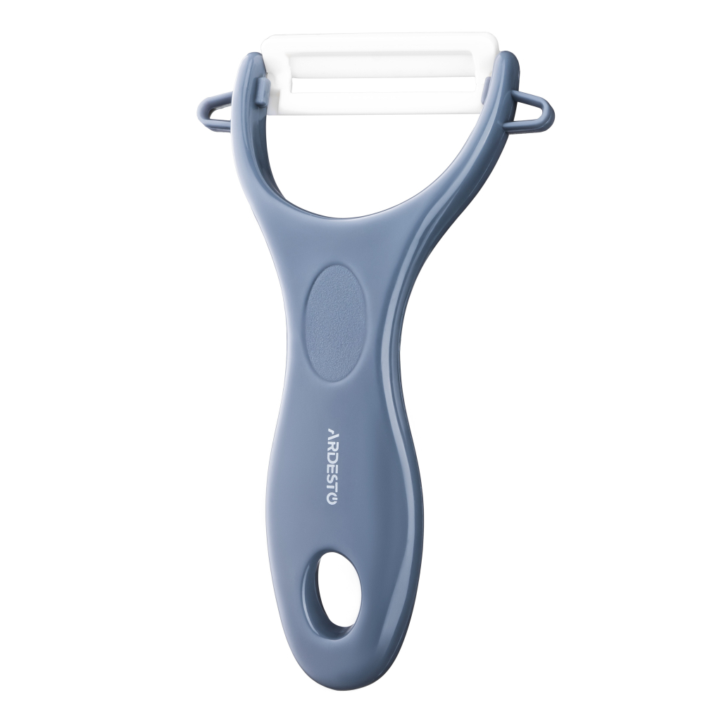 Овочечистка Ardesto Fresh, кераміка, пластик, сірий (AR8340G) - зображення 1