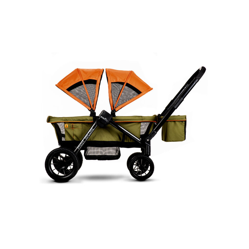 Коляска Evenflo Pivot Xplore All-Terrain Stroller Wagon - Gypsy (032884198252) - зображення 3