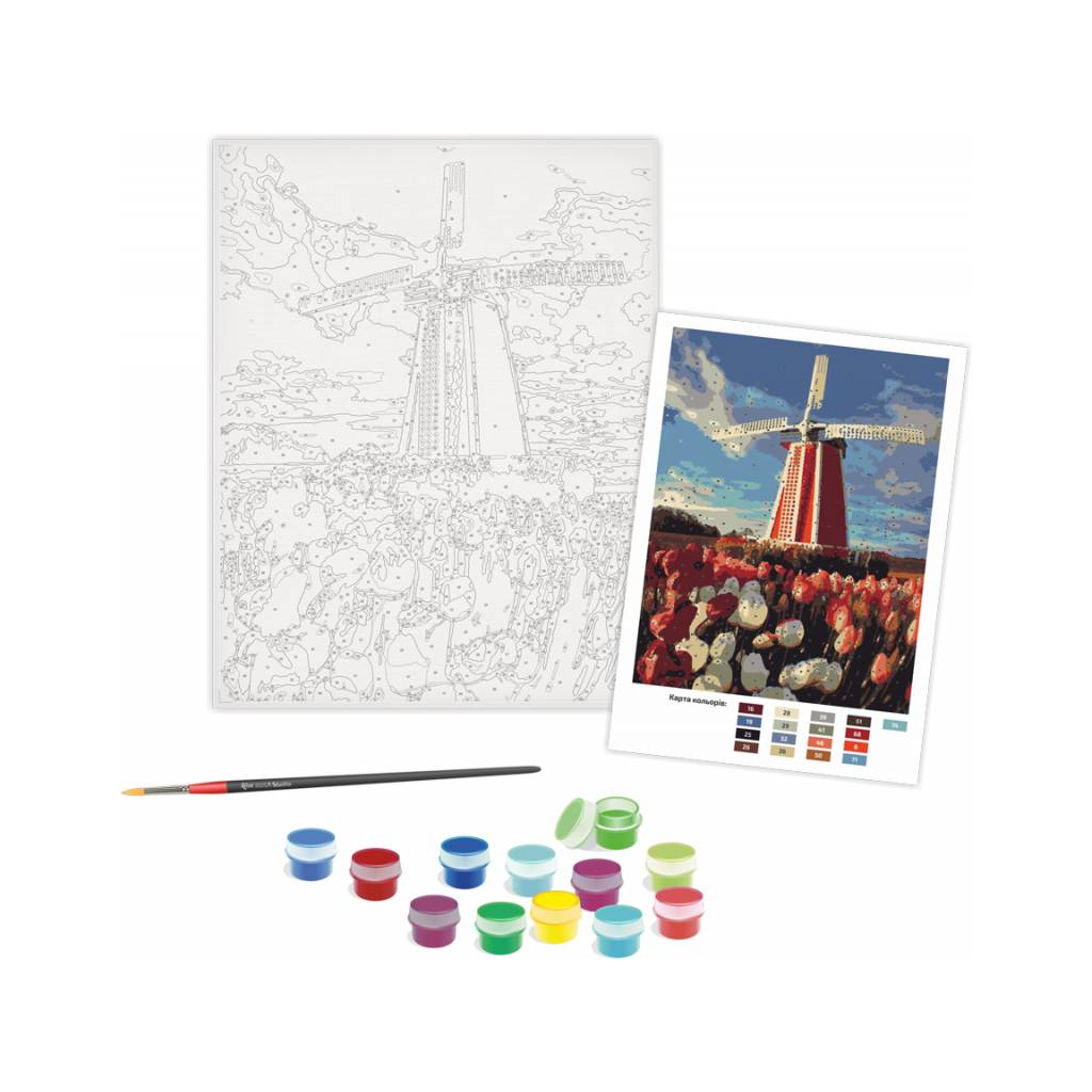 Картина по номерам Rosa Start Старий млин 35х45 см (4823098512653) - изображение 3