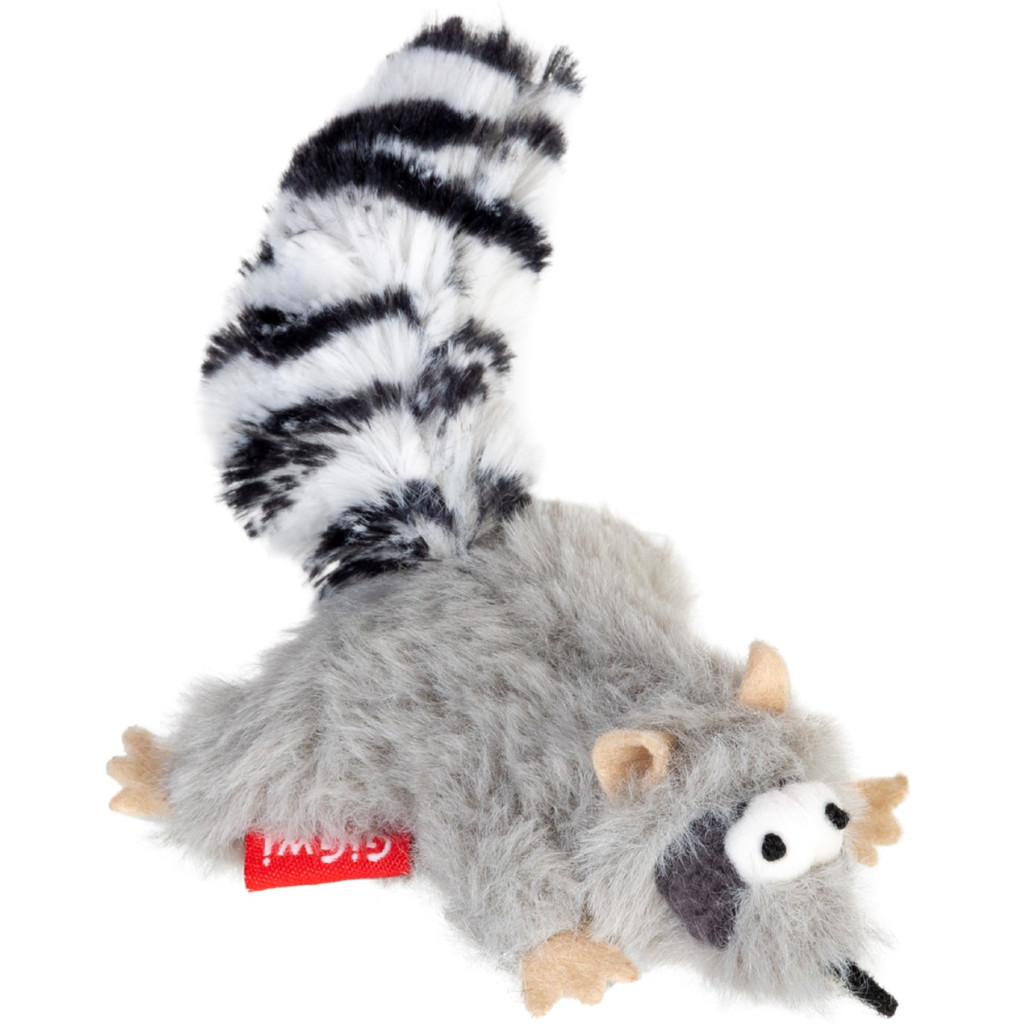 Іграшка для котів GiGwi Catch&scratch Єнот з котячою м'ятою 8 см (75019) - зображення 1