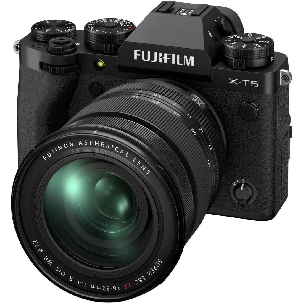 Цифровий фотоапарат Fujifilm X-T5 + XF 16-80 F4 Kit Black (16782571) - зображення 5