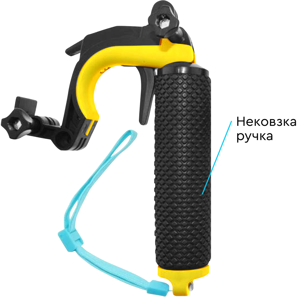 Монопод для селфі AirOn X-263-1 подвійний плаваючий для камери і смартфона (69477915500103) - изображение 6