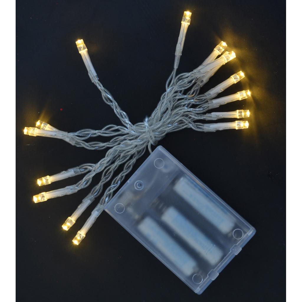 Гірлянда YES! Fun 15 LED лампочок, молочно-біла, 1,6 м (801126) - зображення 1