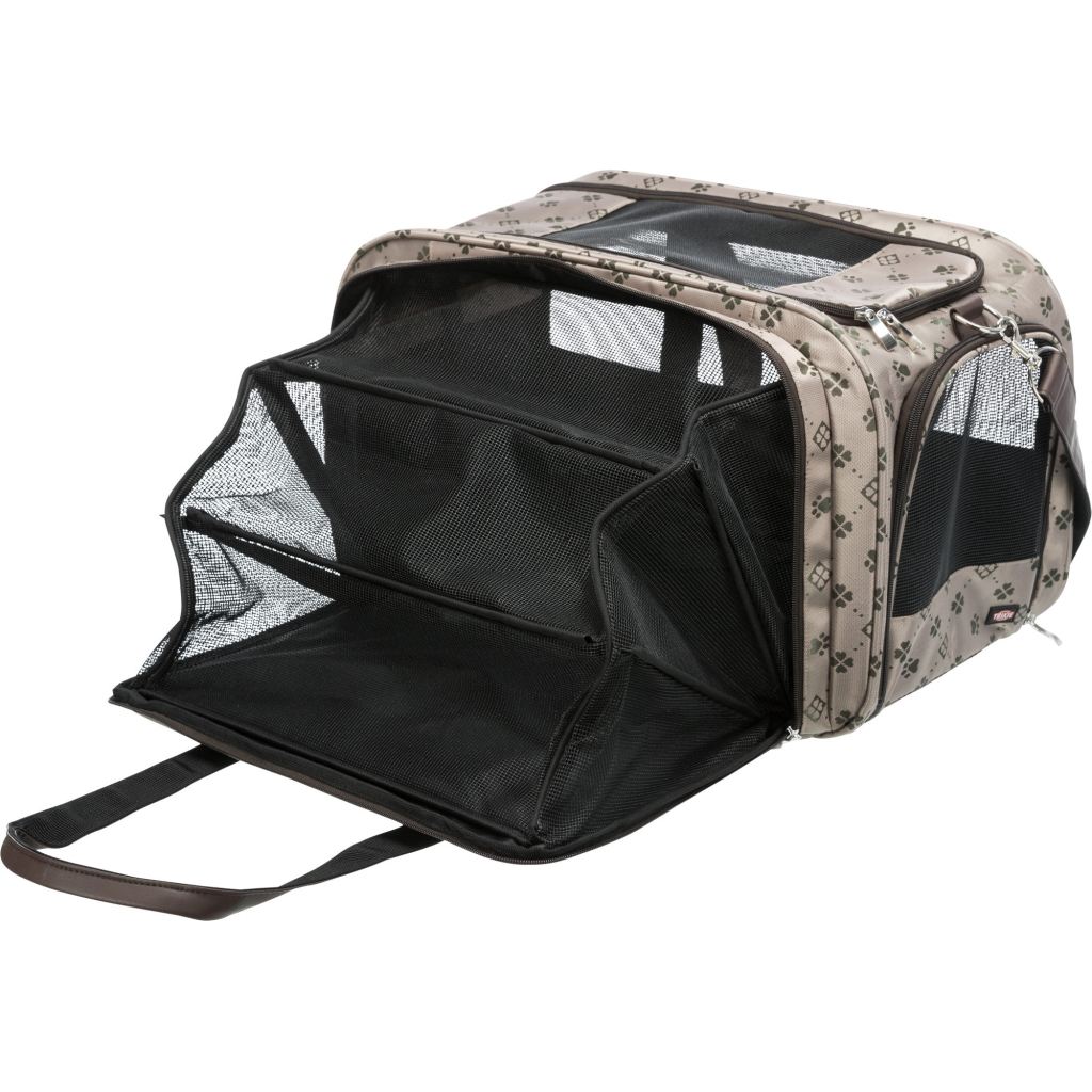 Переноска для тварин Trixie Maxima Carrier 33x32х54 см до 8 кг (бежево-коричнева) (4047974289037) - зображення 4