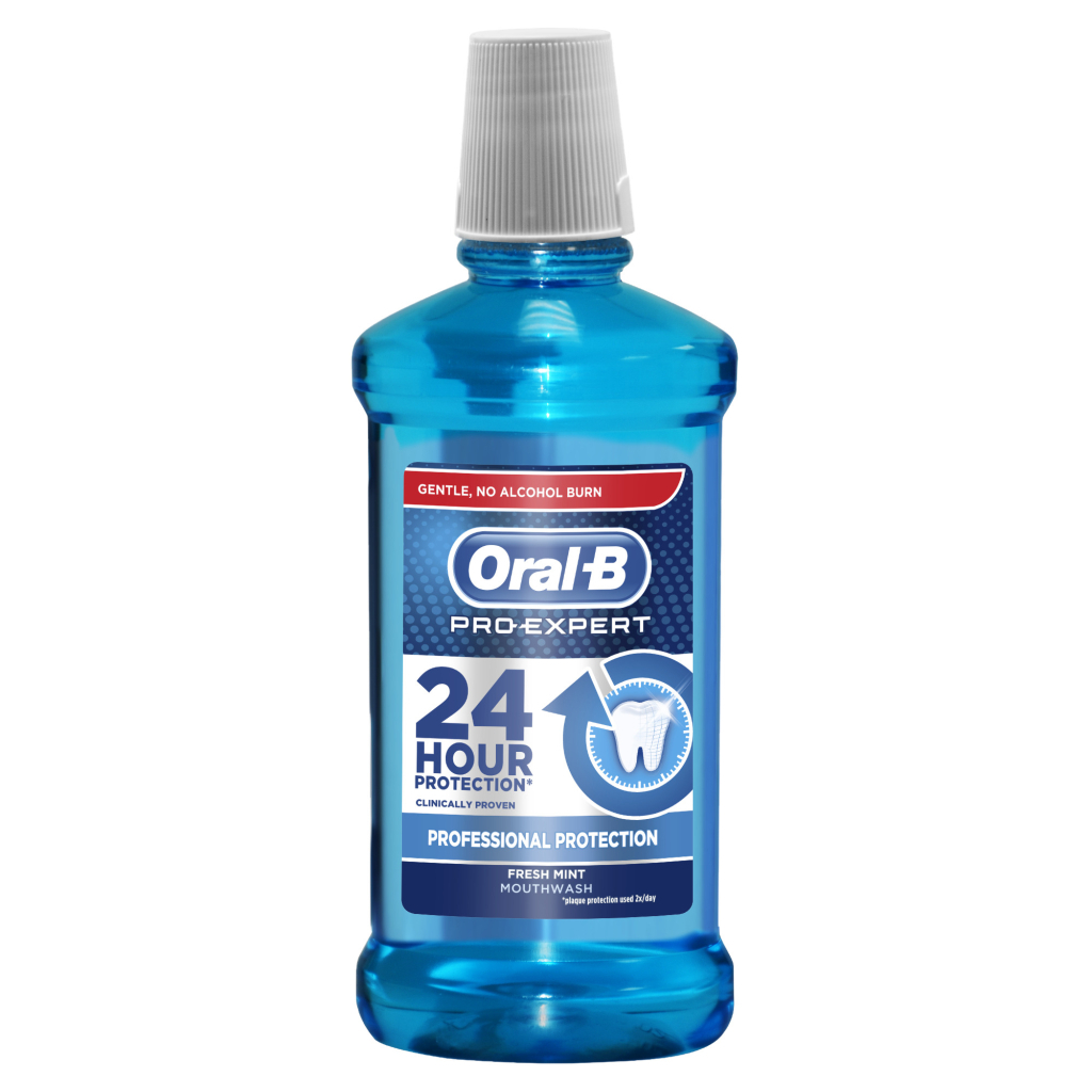 Ополіскувач для порожнини рота Oral-B Pro-Expert Professional Protection Свіжа М'ята 500 мл (4015600572969) - изображение 2