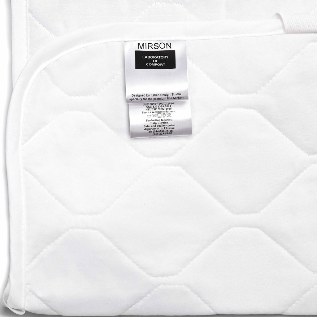 Наматрацник MirSon № 966 Natural Line Стандарт Cotton 180x190 см (2200000839350) - зображення 5