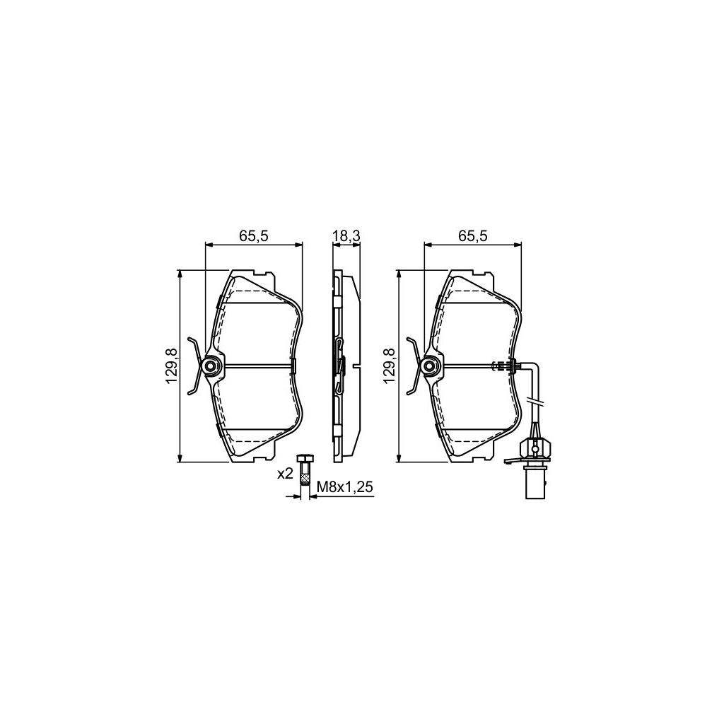 Гальмівні колодки Bosch 0 986 424 672 - зображення 6