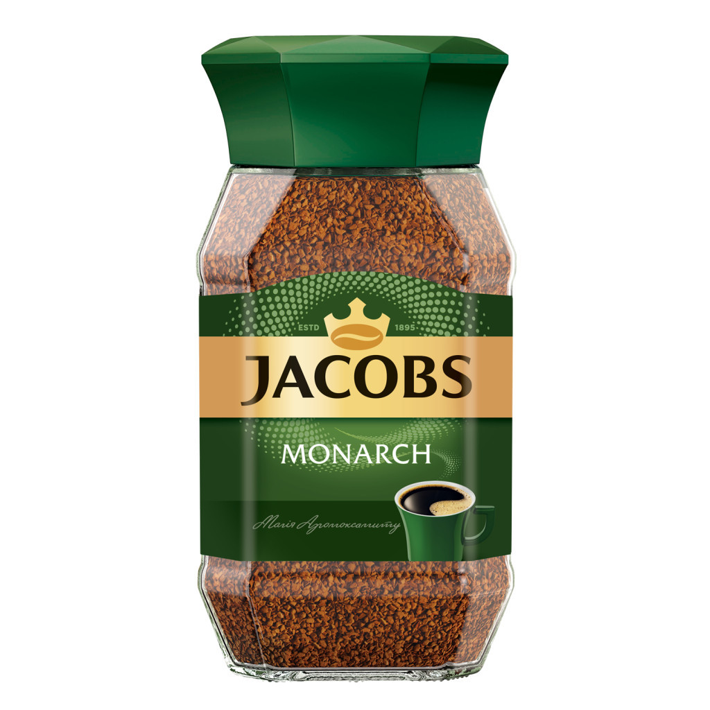 Кава Jacobs розчинна 190г скляна банка (prpj.90908) - изображение 1