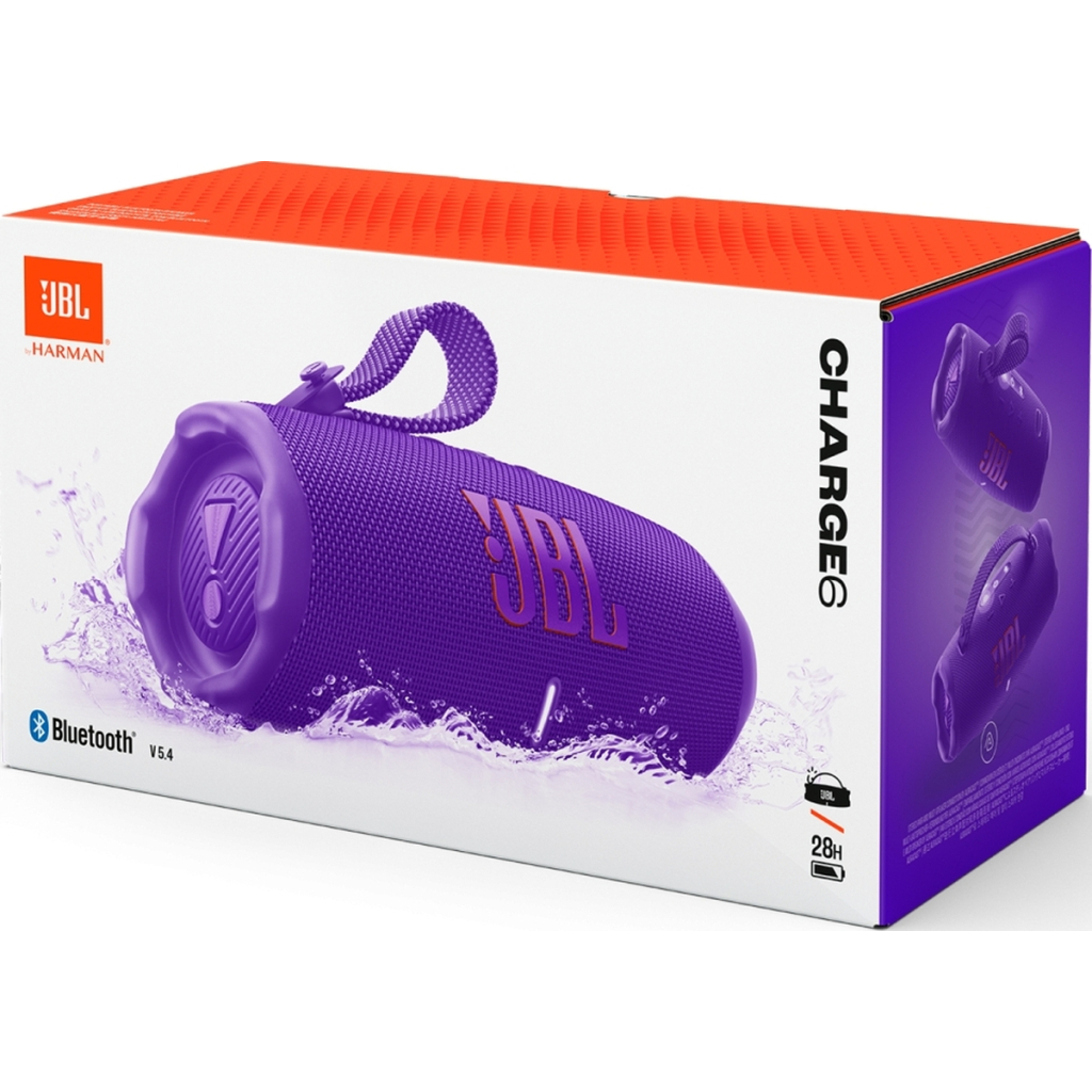 Акустична система JBL Charge 6 Purple (JBLCHARGE6PUR) - зображення 11