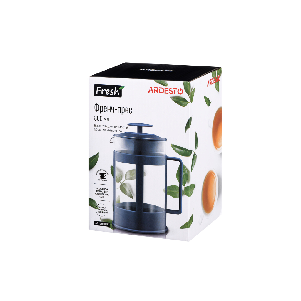 Френч-прес Ardesto Fresh 800 мл Blue (AR1008BEF) - изображение 3