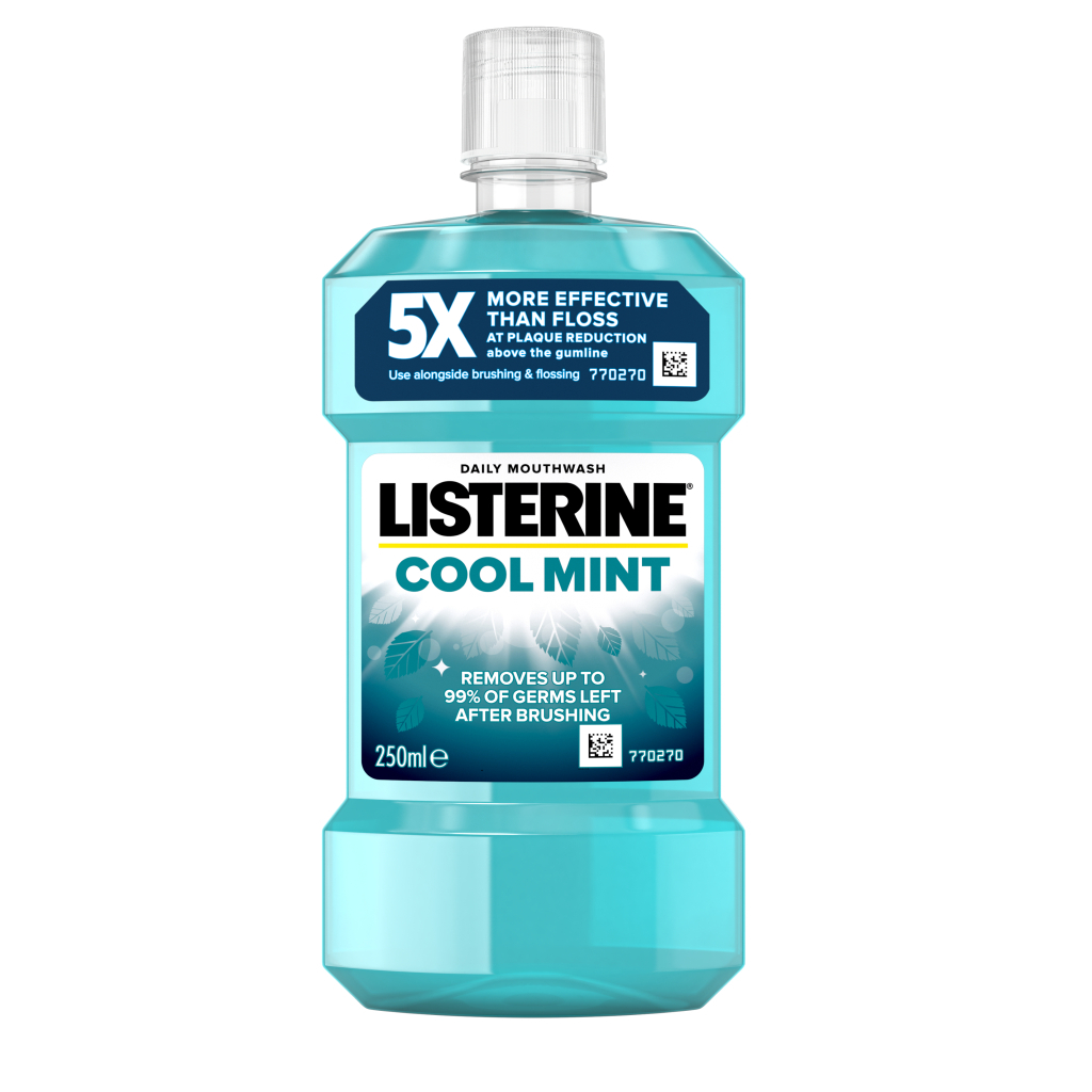 Ополіскувач для порожнини рота Listerine Свіжа м'ята 250 мл (3574660639643/5010123703509) - зображення 1