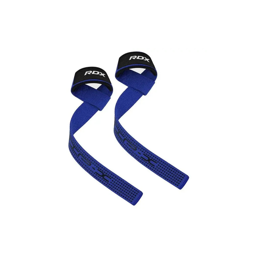 Кистьові лямки RDX S4 Gym Cotton Gel Straps Black Plus (WAC-S4B+) - изображение 2