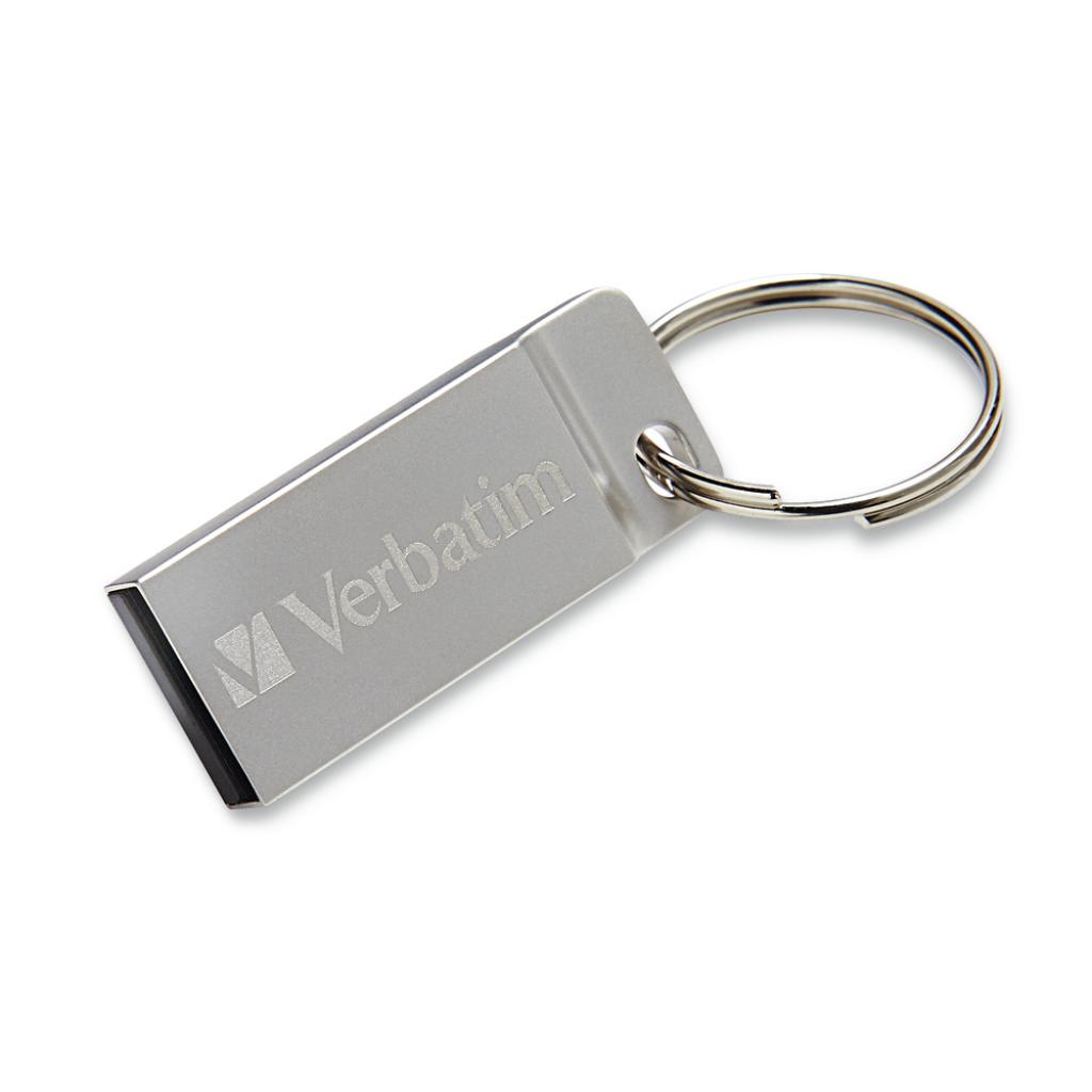USB флеш накопичувач Verbatim 64GB Metal Executive Silver USB 2.0 (98750) - зображення 3