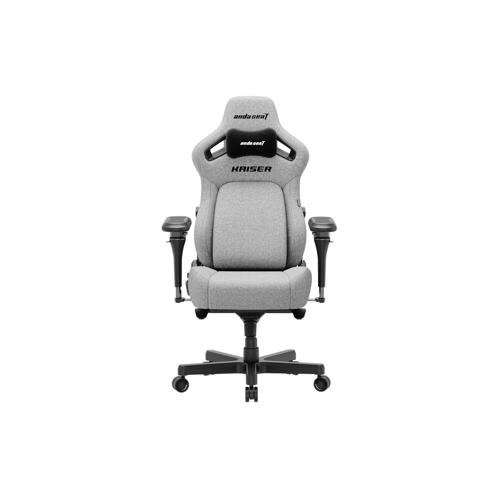 Крісло ігрове Anda Seat Kaiser 4 V2 Fabric Size XL Ash Grey (AD12YDDC-XLL-20-G-CF-03) - зображення 1