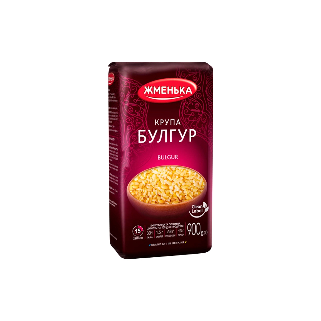 Крупа Жменька Булгур 900 г (4820152182340) - изображение 1