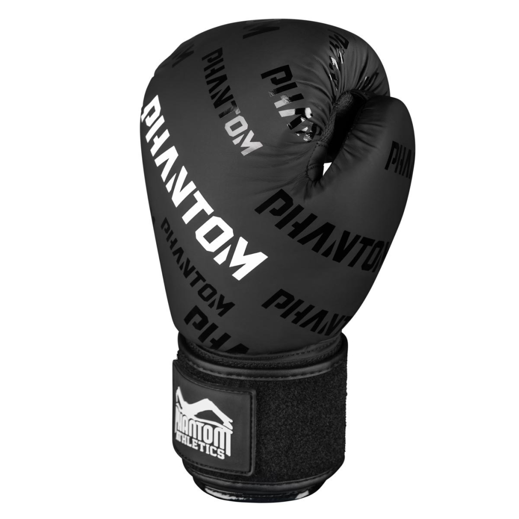 Боксерські рукавички Phantom APEX Velcro Black 12 унцій (PHBG2368-12) - зображення 3