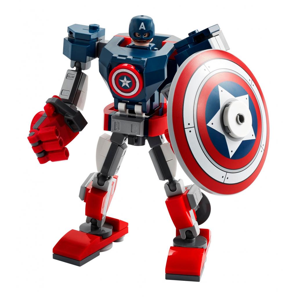 Конструктор LEGO Super Heroes Робоброня Капітана Америки 121 деталь (76168) - зображення 2