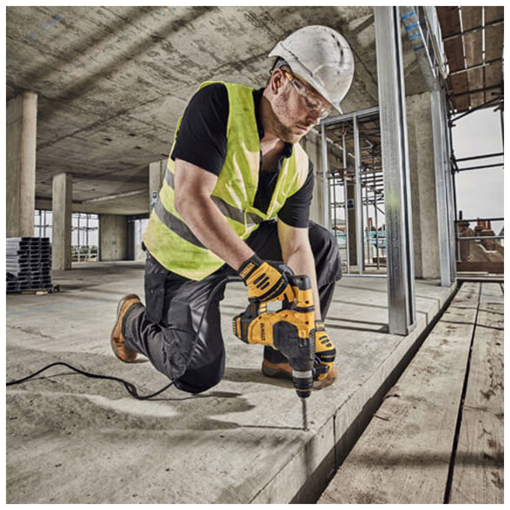 Перфоратор DeWALT SDS-Plus, 950Вт, 3.5 Дж, 3 режими, кейс (D25333K) - зображення 3