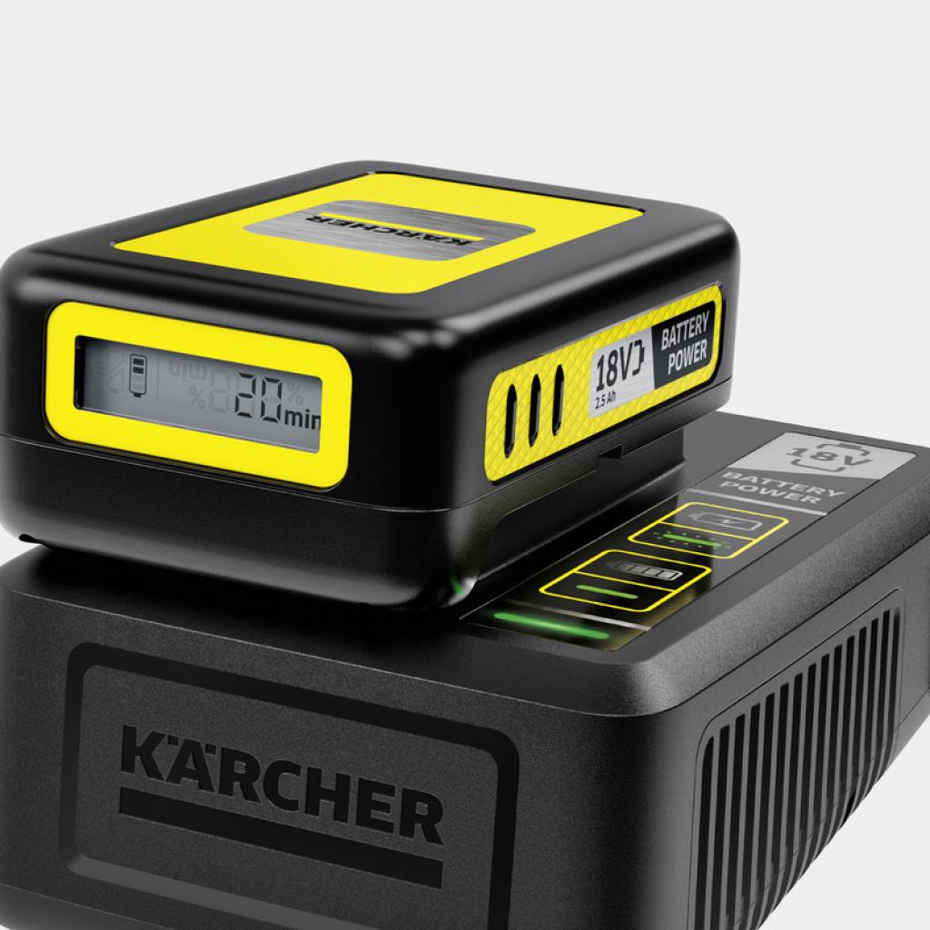 Зарядний пристрій для акумуляторів інструменту Karcher 18 В 2.5Ач (2.445-032.0) - изображение 5