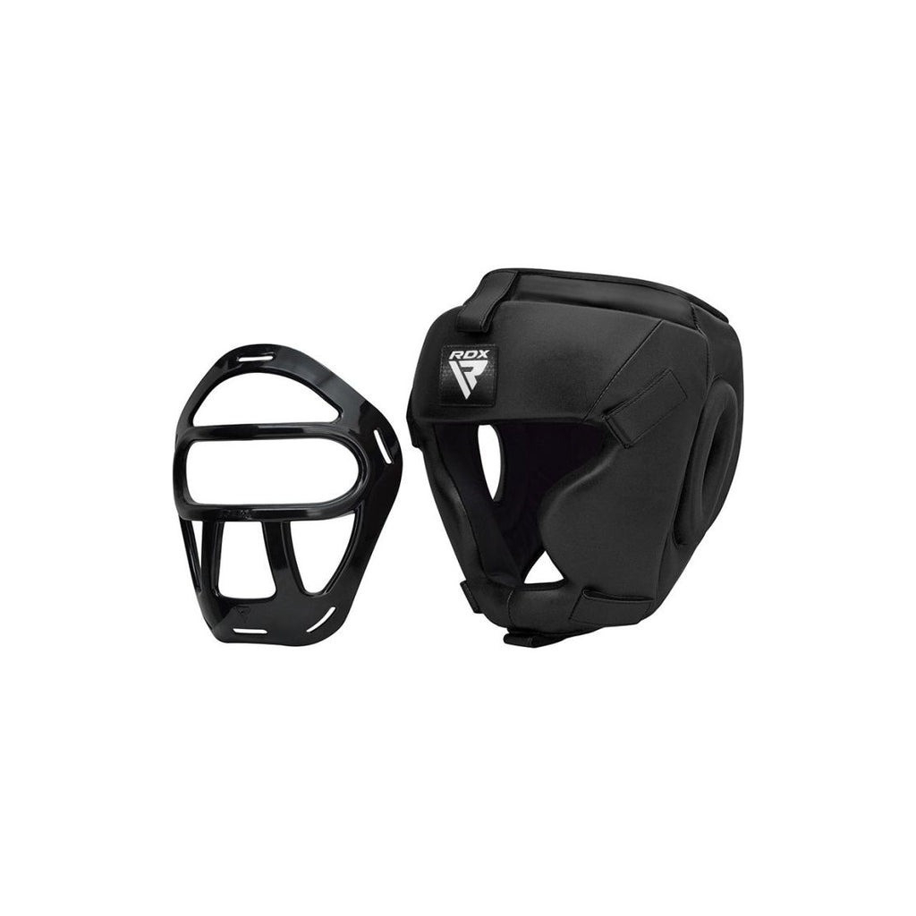 Боксерський шолом RDX T1 Grill Full Black S (HGR-T1FB-S) - зображення 6