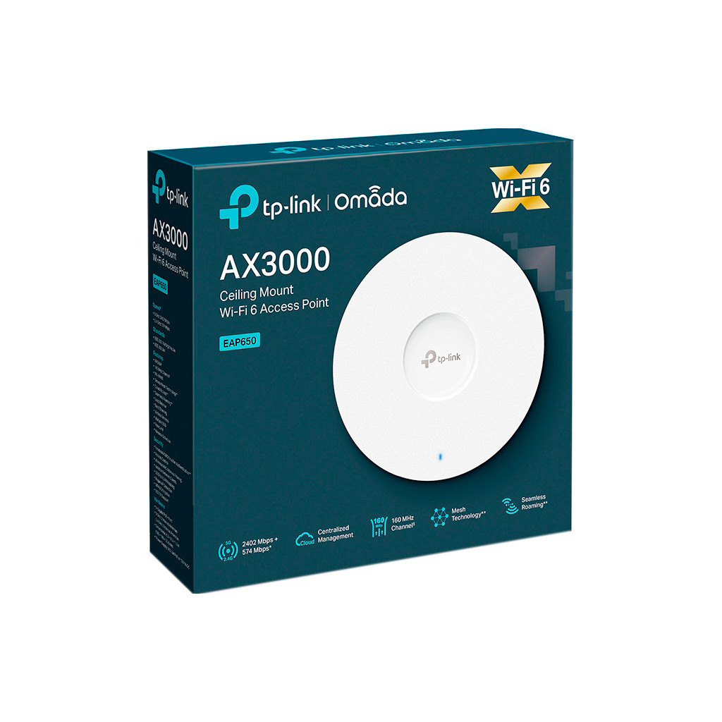 Точка доступу Wi-Fi TP-Link EAP650 - зображення 6