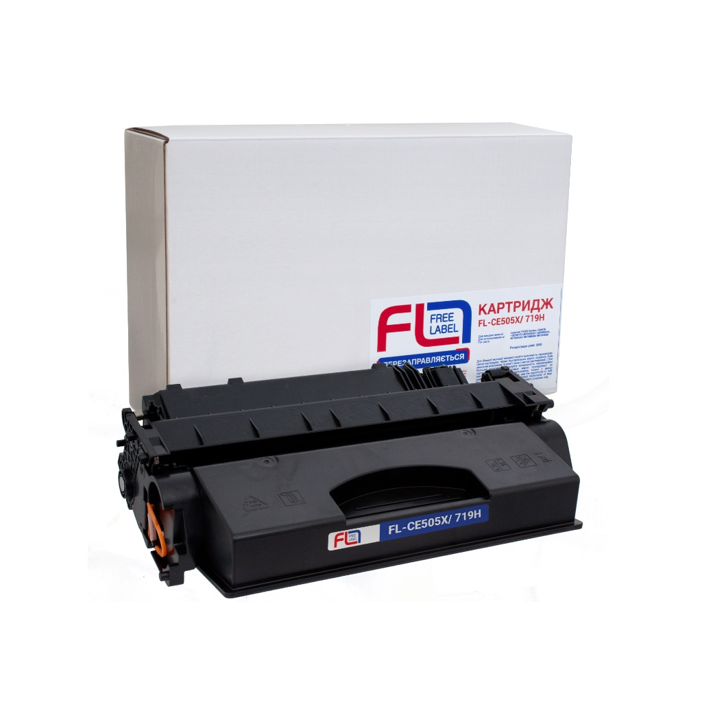 Картридж FREE Label HP 05X (CE505X)/Canon 719H (FL-CE505X/719H) - зображення 1