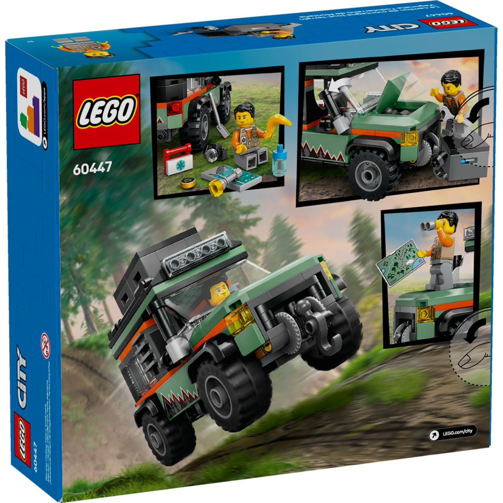 Конструктор LEGO City Позашляхова гірська вантажівка 4x4 (60447) - зображення 8