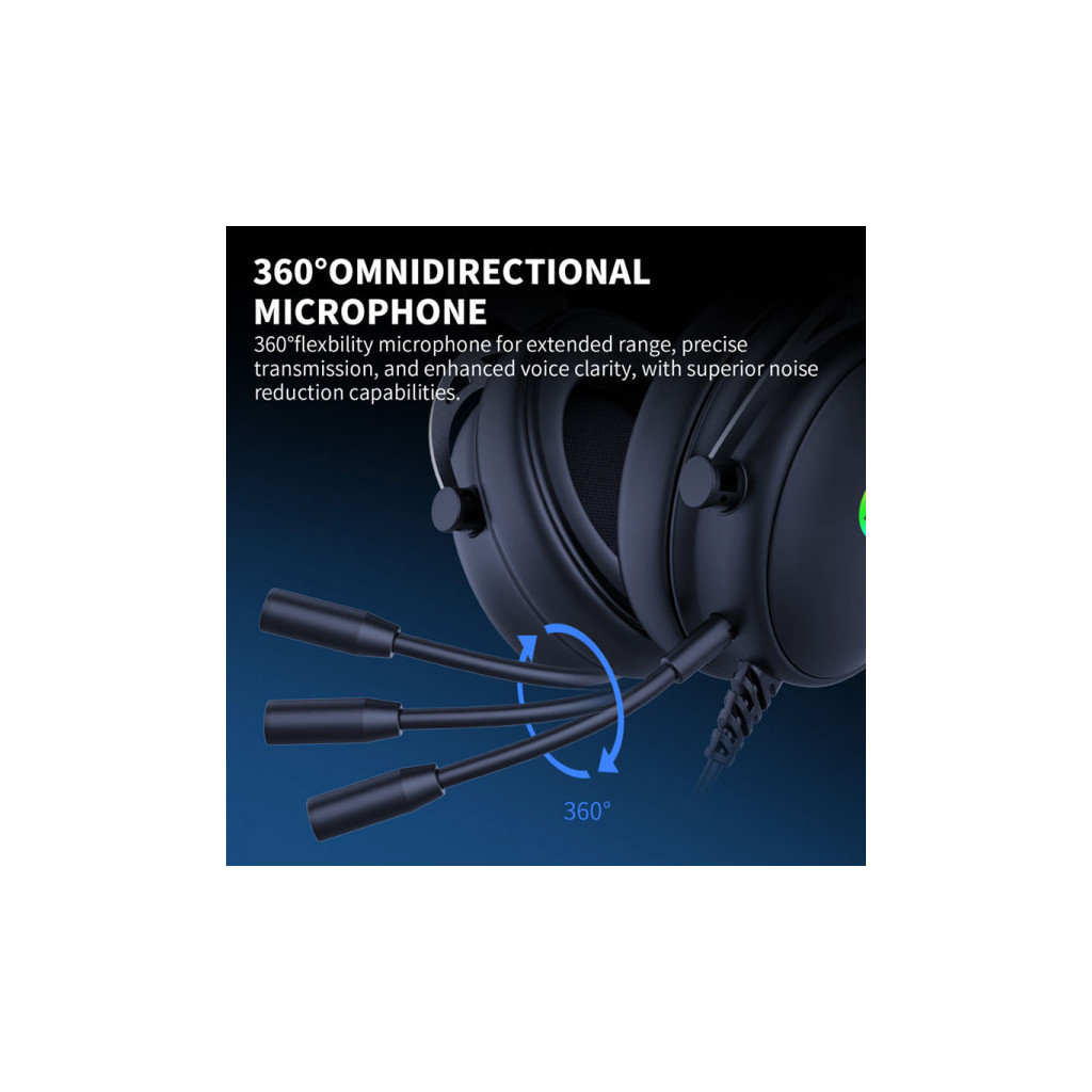 Навушники HP DHE-8005 Gaming USB 7.1 Black (DHE-8005U) - зображення 4