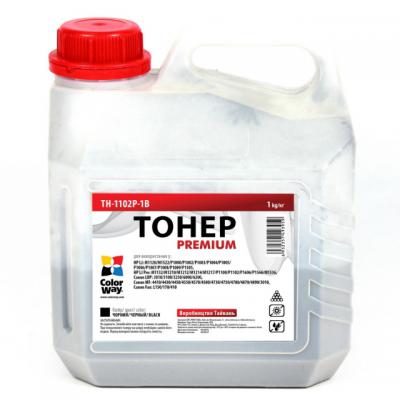 Тонер ColorWay HP LJ P1102/P1606/Canon 725/728 (1kg) Premium (TH-1102P-1B) - зображення 1