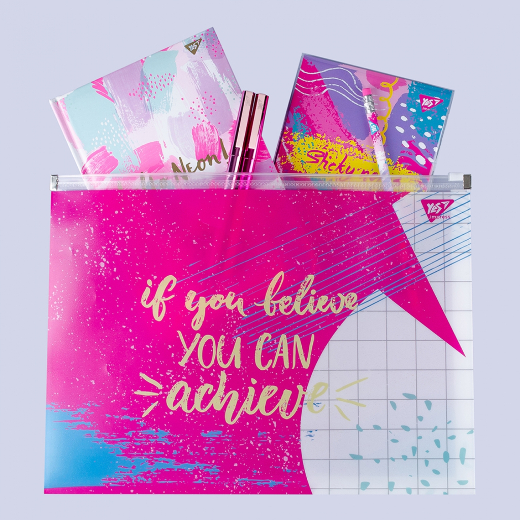 Папка - конверт Yes на блискавцi А4 Hotch Potch (491758) - зображення 2