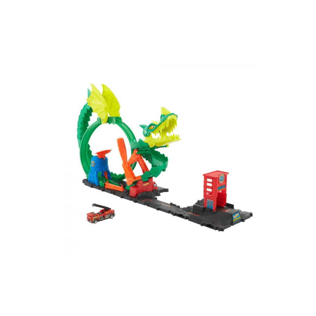 Автотрек Hot Wheels Атака вогняного дракона (HDP03) - изображение 1