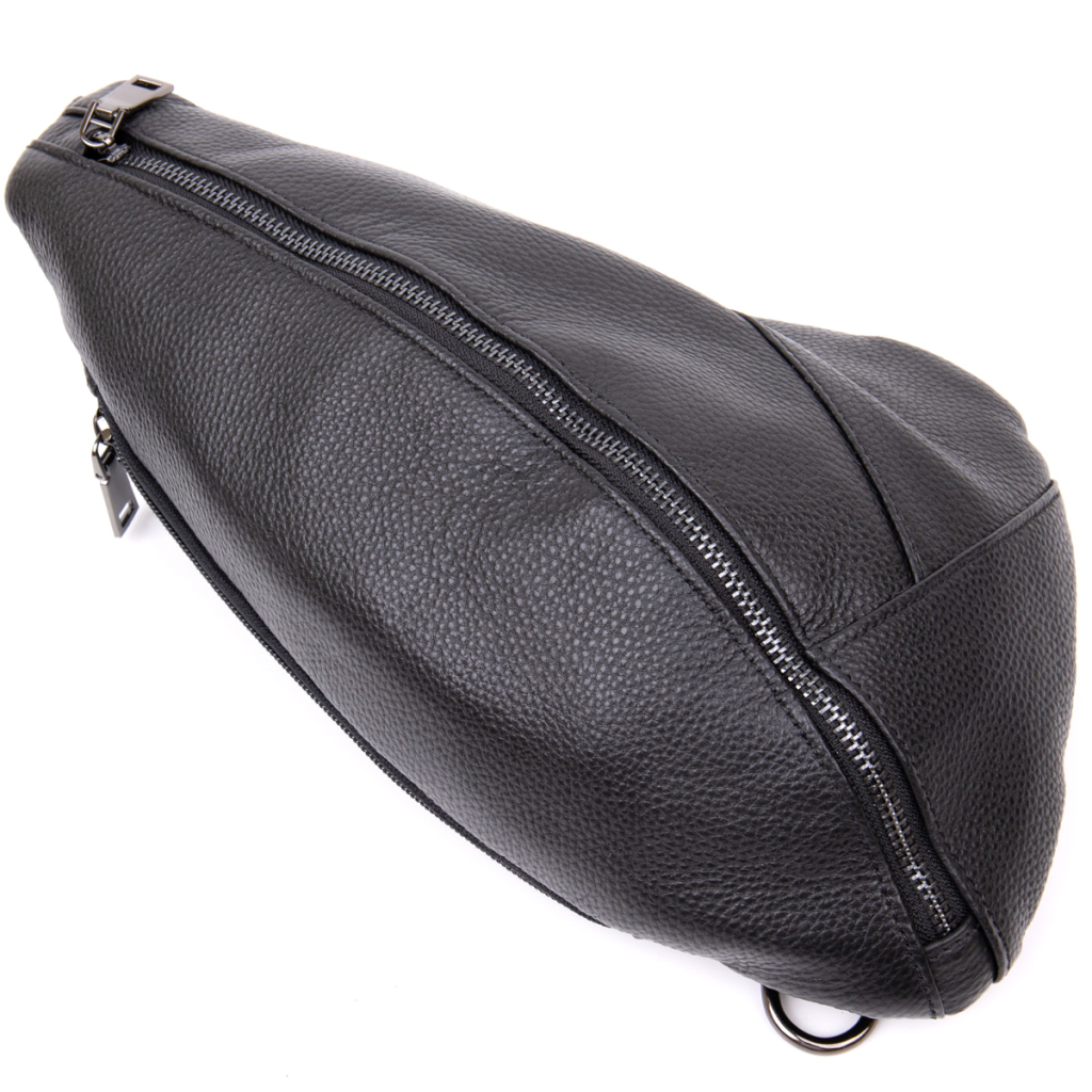 Сумка Vintage Флотар через плече Чорна (20444) - зображення 5