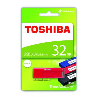 USB флеш накопичувач Toshiba 32GB U302 Daichi Red USB 3.0 (THN-U302K0320MF) - зображення 6