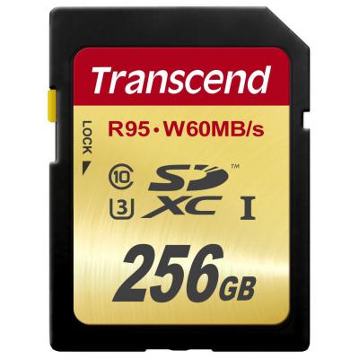Карта пам'яті Transcend 256Gb SDXC Class10 UHS-I U3 (TS256GSDU3) - зображення 1