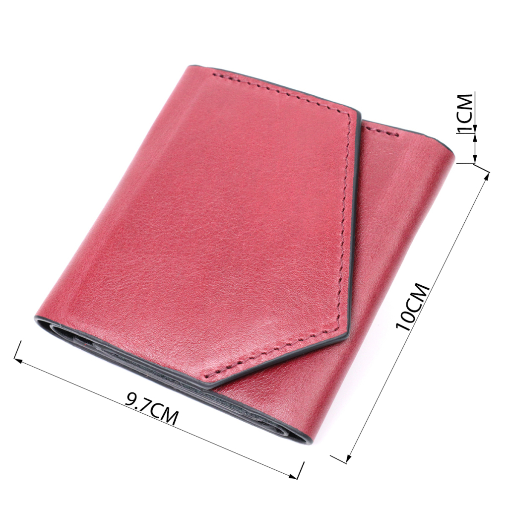 Гаманець Grande Pelle З натуральної шкіри Бордовий (16800) - зображення 3