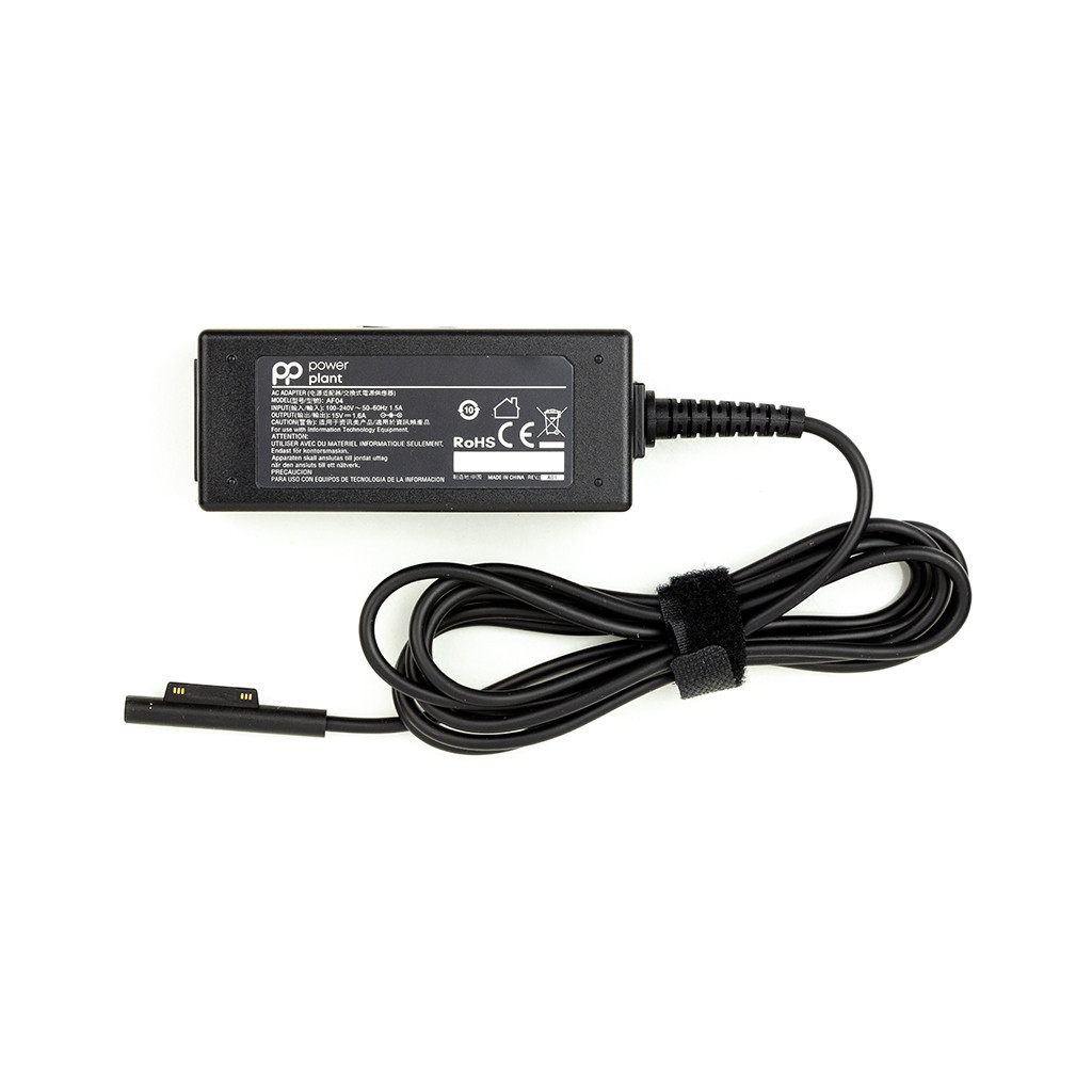 Блок живлення до ноутбуку PowerPlant MICROSOFT 220V, 15V 24W 1.6A (MS4) (MI24CMS4) - зображення 1