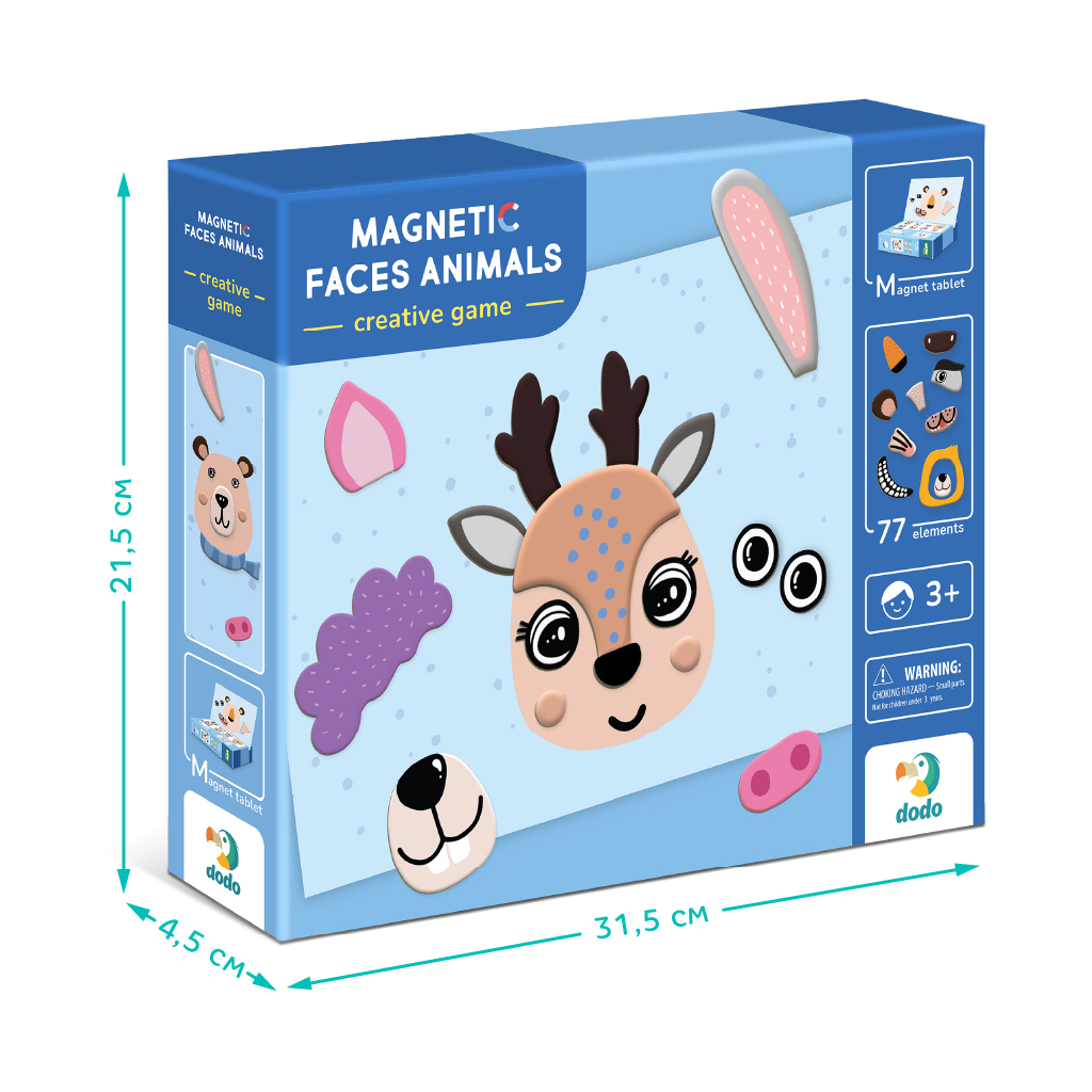 Настільна гра DoDo Магнітна Мордочки (200209) - зображення 4