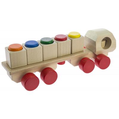 Конструктор Nic cubio дерев'яний Вантажівка з причепом (NIC2321) - зображення 6