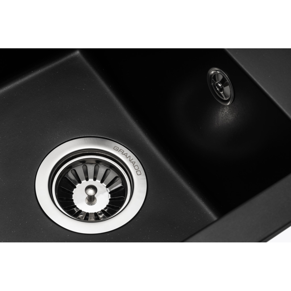 Мийка кухонна GRANADO CADIZ black shine (gr2301) - зображення 4